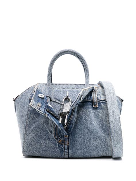 givenchy mini antigona wristlet|mini antigona lock denim tote bag.